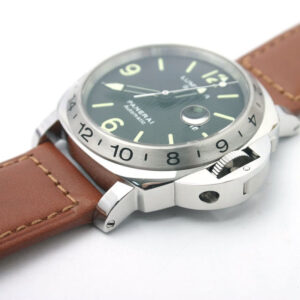 {brand} {brand} Brown Leather Panerai Watch - better results Adult ...
